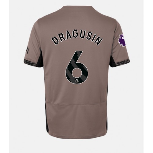 Fotbalové Dres Tottenham Hotspur Radu Dragusin #6 Alternativní 2023-24 Krátký Rukáv